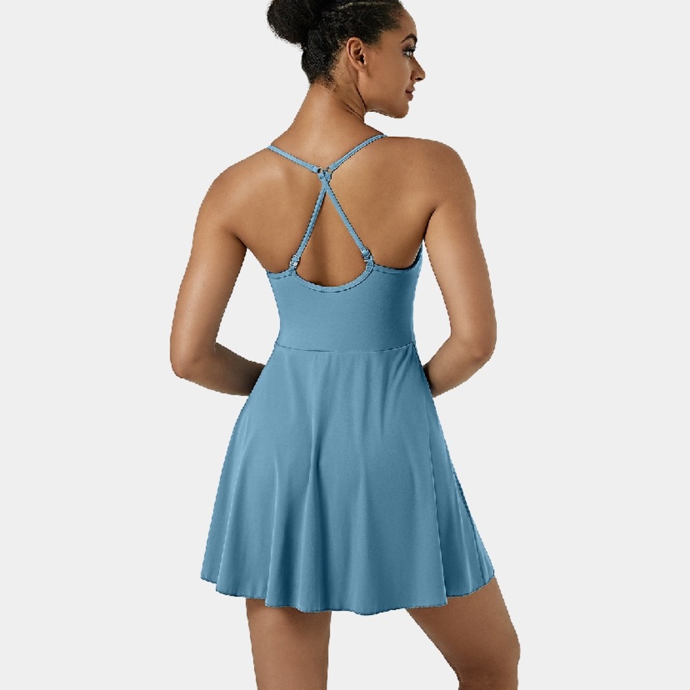 HALARA Blue Everyday pocker 2 in 1 activity dress